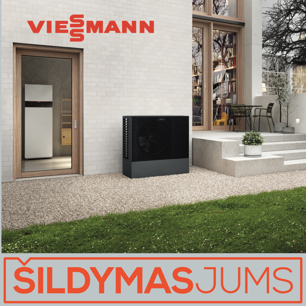 Šilumos siurblys oras-vanduo Viessmann. ONE BASE Vitocal 222-S Z022723 AWBT-M-E-AC-AF 221.E08 su integruota 190L karšto vandens talpa 9,0 kW 230/400V Šilumos siurblys oras-vanduo Viessmann. ONE BASE Vitocal 222-S Z022723 AWBT-M-E-AC-AF 221.E08 su integruota 190L karšto vandens talpa 9,0 kW 230/400V